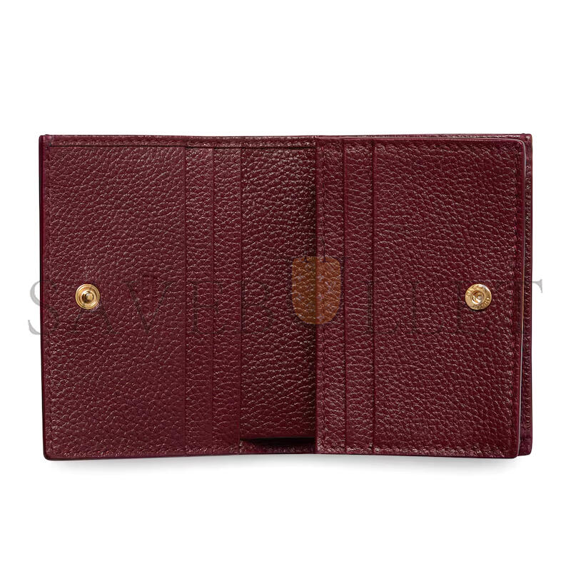 Gvc*1 bi-color gg marmont small wallet 456126 (11*8.5*3cm)